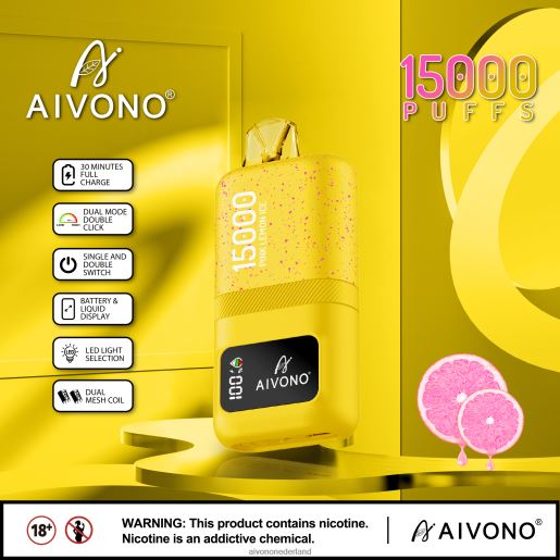 roze citroenijs Aivono AIM magic 15000 P8J0661 | Aivono Nederland