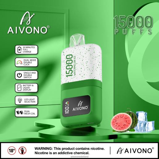 watermeloen ijs Aivono AIM magic 15000 P8J0670 | Aivono Vape